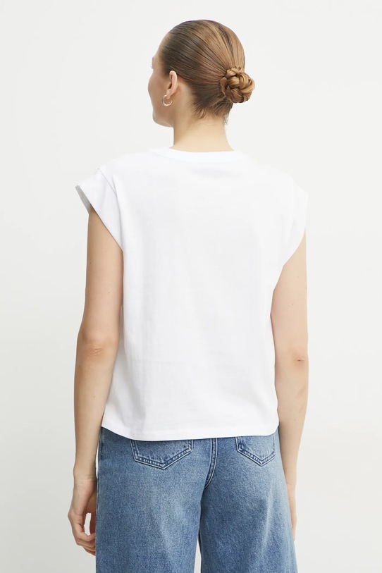 Odzież Twinset t-shirt bawełniany 251TP2073 biały