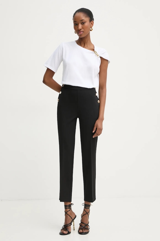 Bavlněné tričko Twinset 251TP2640 bílá SS25