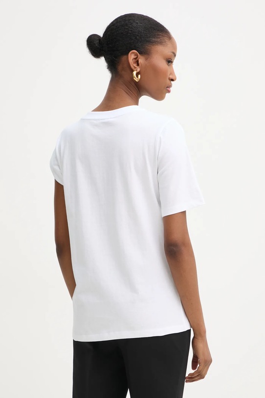 Oblečení Bavlněné tričko Twinset 251TP2640 bílá