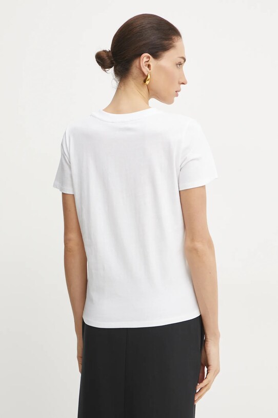 Îmbrăcăminte Twinset tricou din bumbac 251TP2070 alb