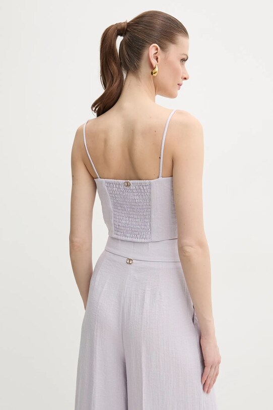 Oblečení Halenka Twinset 251TT2282 fialová