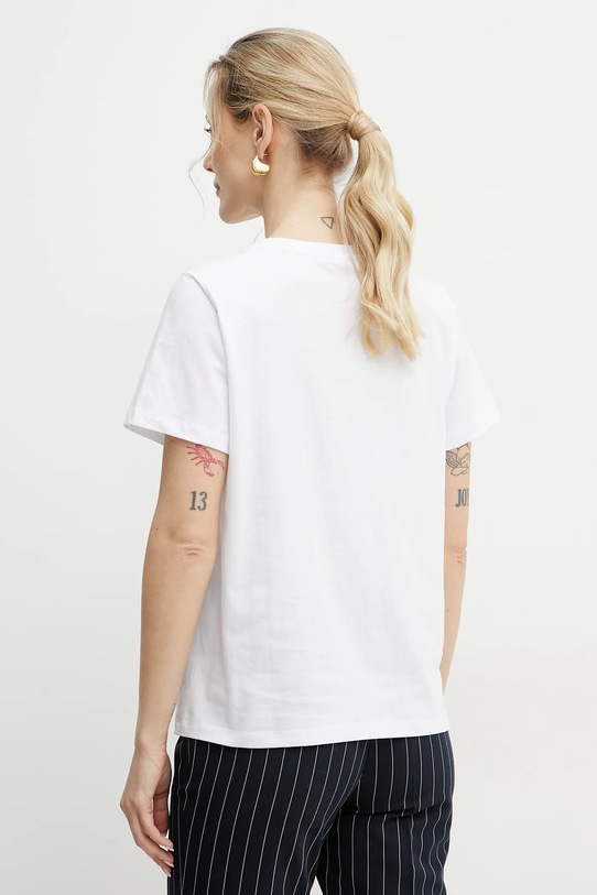 Îmbrăcăminte Twinset tricou din bumbac 251TT2040 alb