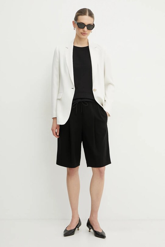 Bavlněné tričko Twinset 251TT2040 černá SS25