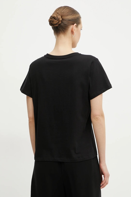 Oblečení Bavlněné tričko Twinset 251TT2040 černá