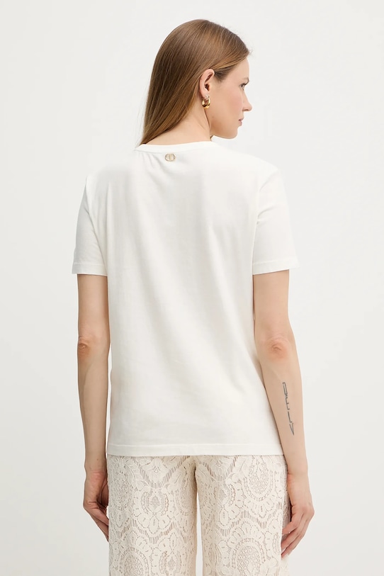 Odjeća Pamučna majica Twinset 251TT2290 bež