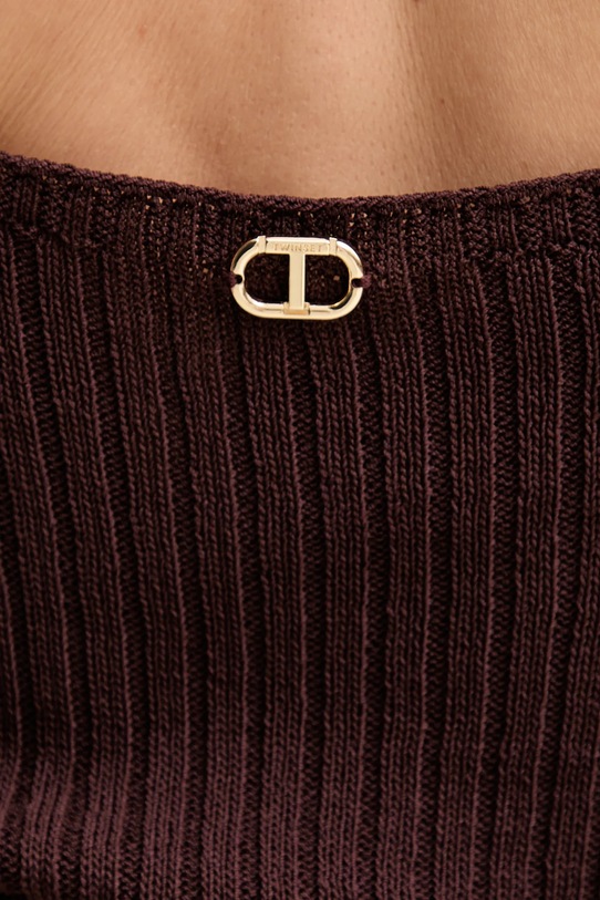 Twinset top 251TT3220 brązowy