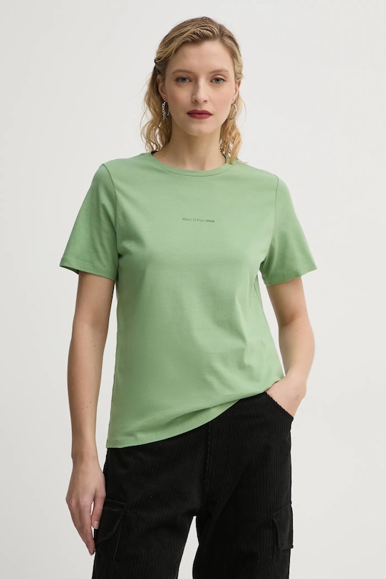 Marc O'Polo pamut póló zöld 5000005467
