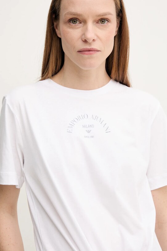 Emporio Armani tricou din bumbac alb EW000894.AF12567