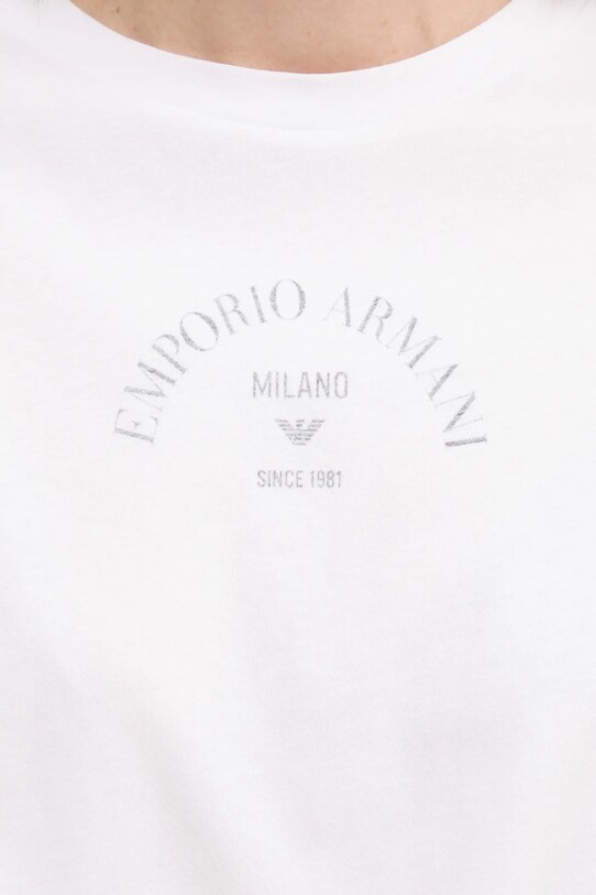 Emporio Armani tricou din bumbac EW000894.AF12567 alb