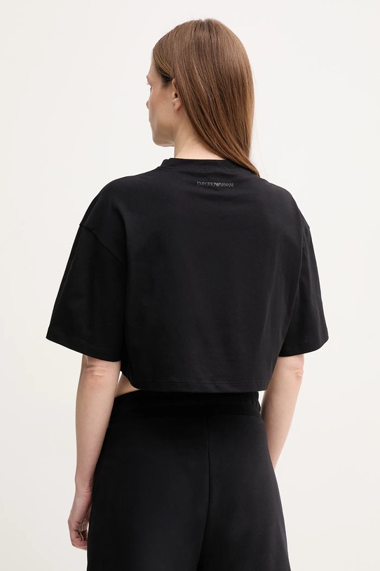 Odzież Emporio Armani t-shirt bawełniany EW000897.AF12573 czarny