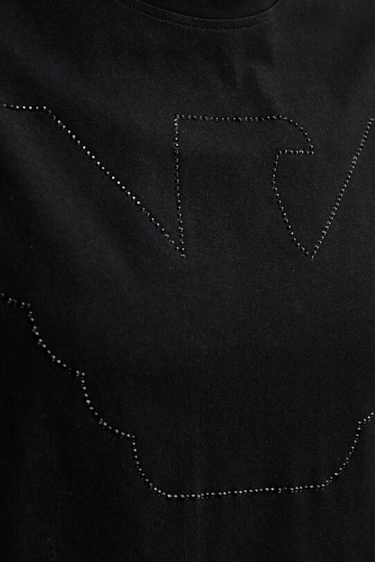Emporio Armani t-shirt bawełniany EW000897.AF12573 czarny