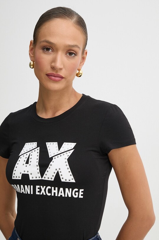 Футболка Armani Exchange чорний 8NYT86.Y8C7Z.NOS