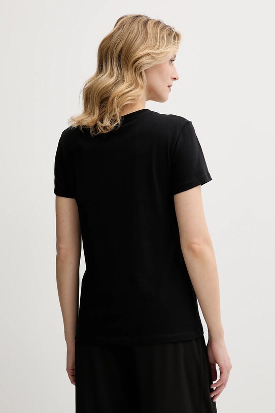 Одяг Бавовняна футболка Armani Exchange XW000387.AF10354 чорний