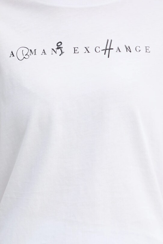Armani Exchange t-shirt bawełniany XW000391.AF10356 biały