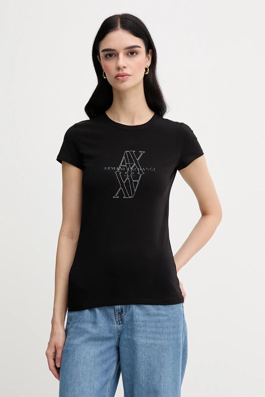 Armani Exchange tricou print negru XW000512.AF11929