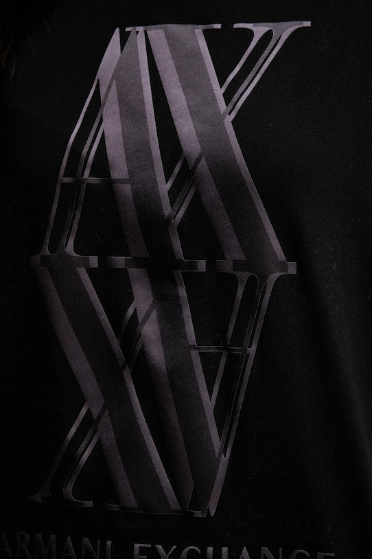 Armani Exchange t-shirt bawełniany czarny XW000515.AF10359