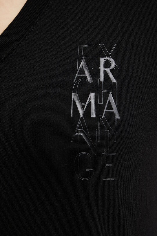 Armani Exchange t-shirt bawełniany czarny XW000527.AF10356