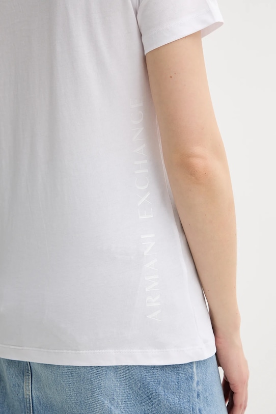 Armani Exchange t-shirt in cotone XW000528.AF10356 bianco