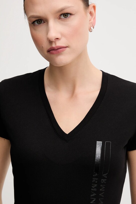 Îmbrăcăminte Armani Exchange tricou din bumbac XW000529.AF10356 negru