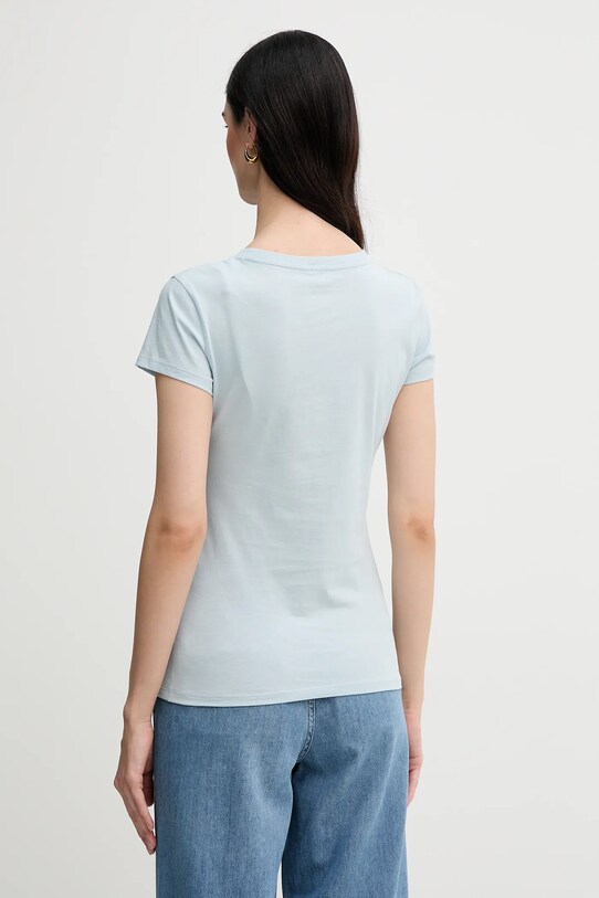 Armani Exchange tricou din bumbac XW000530.AF10359 albastru SS25