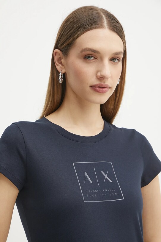 Armani Exchange tricou din bumbac bleumarin XW000530.AF10359