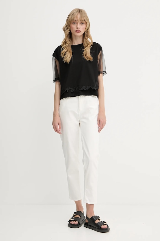 Tričko Armani Exchange XW000541.AF10359 černá SS25