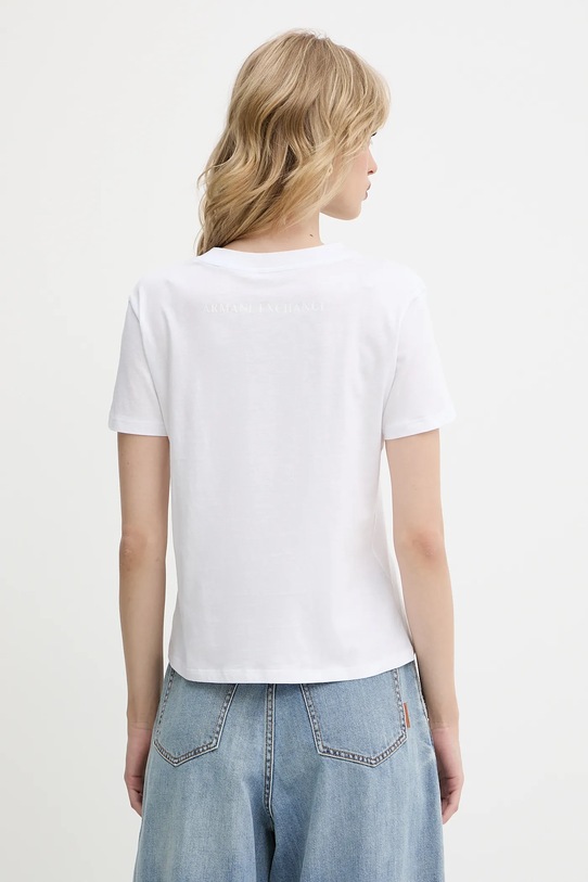 Îmbrăcăminte Armani Exchange tricou din bumbac XW000543.AF10359 alb