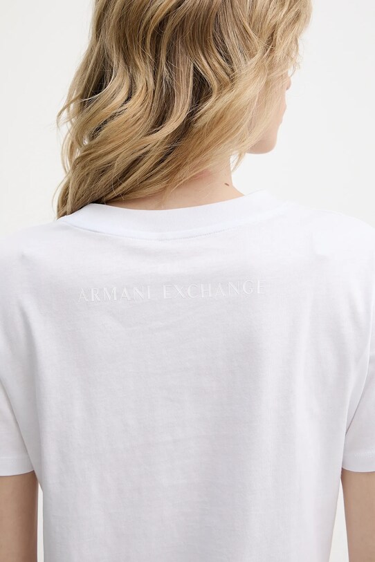 Бавовняна футболка Armani Exchange XW000543.AF10359 білий