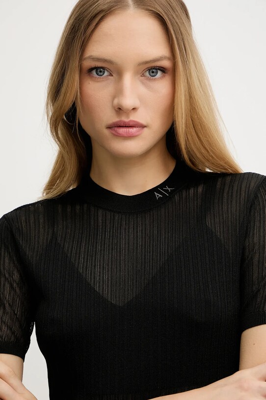 Majica kratkih rukava Armani Exchange crna XW000595.AF12785