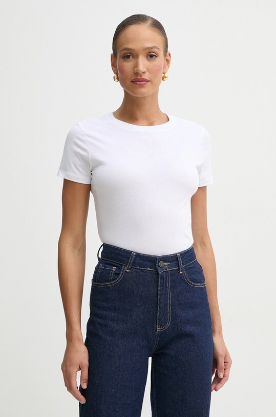 Хлопковая футболка Armani Exchange белый XW000839.AF10356