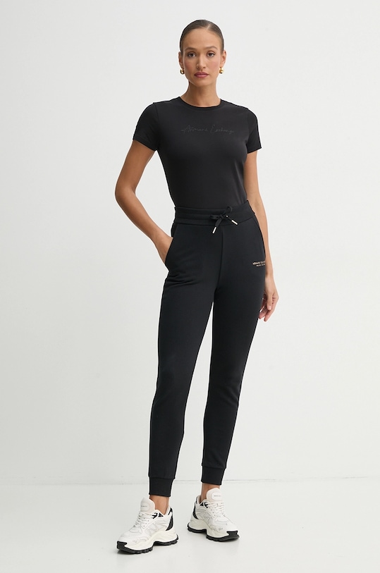 Bavlnené tričko Armani Exchange XW000839.AF10356 čierna AA00