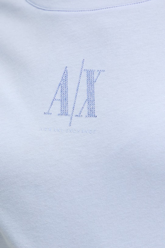 Памучна тениска Armani Exchange XW000830.AF10356 син
