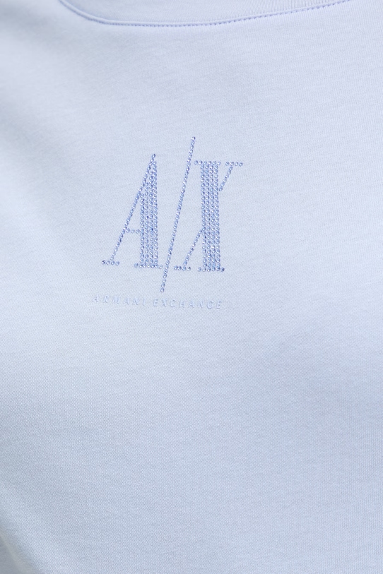 Памучна тениска Armani Exchange XW000830.AF10356 син
