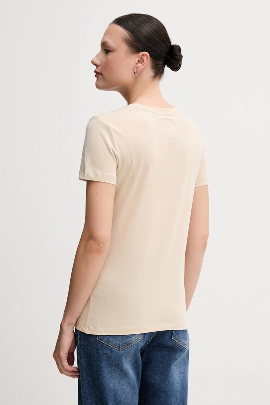 Armani Exchange tricou din bumbac XW000831.AF10356 bej SS25