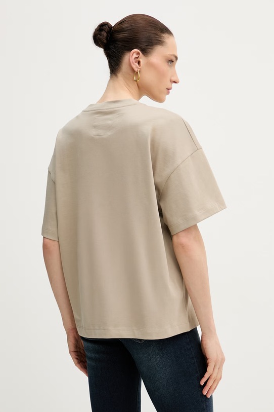 Oblačila Bombažna kratka majica Armani Exchange XW001182.AF15085 bež