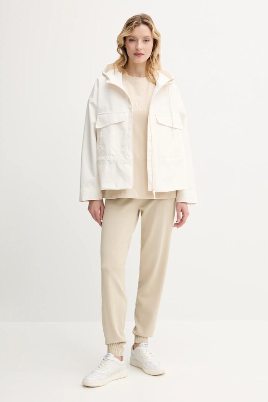 Bavlnené tričko Armani Exchange XW001182.AF15085 béžová SS25