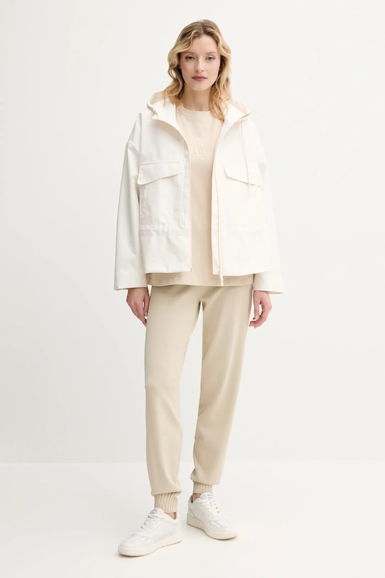 Armani Exchange pamut póló XW001182.AF15085 bézs SS25