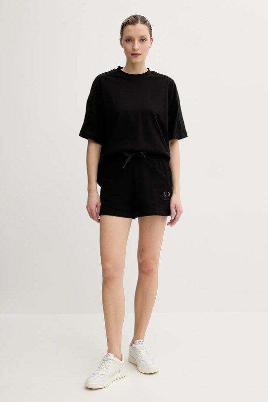 Bavlněné tričko Armani Exchange XW000514.AF11930 černá SS25