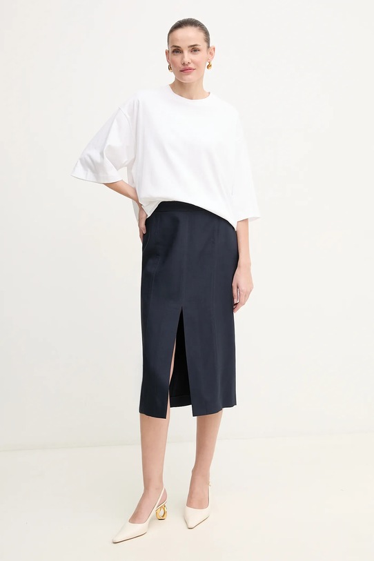 Хлопковая футболка Liviana Conti L5SW70 белый ZS25