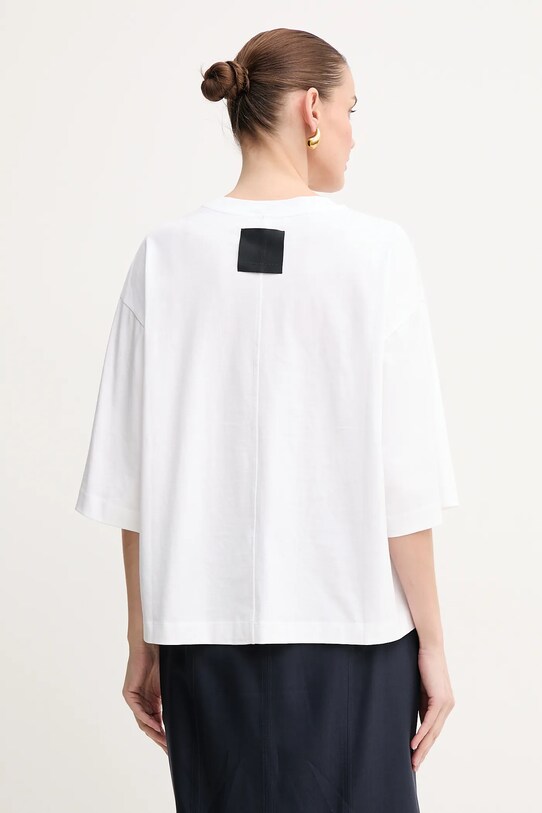 Одежда Хлопковая футболка Liviana Conti L5SW70 белый