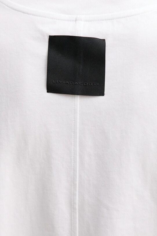 Хлопковая футболка Liviana Conti белый L5SW70