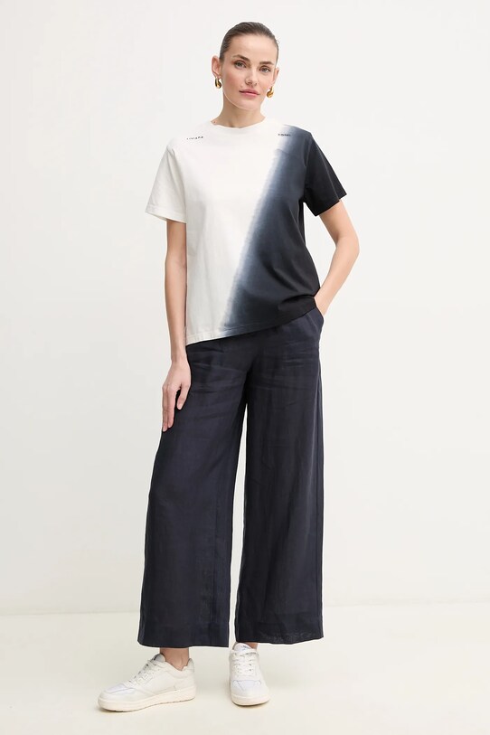 Liviana Conti tricou din bumbac L5SW77 alb ZS25
