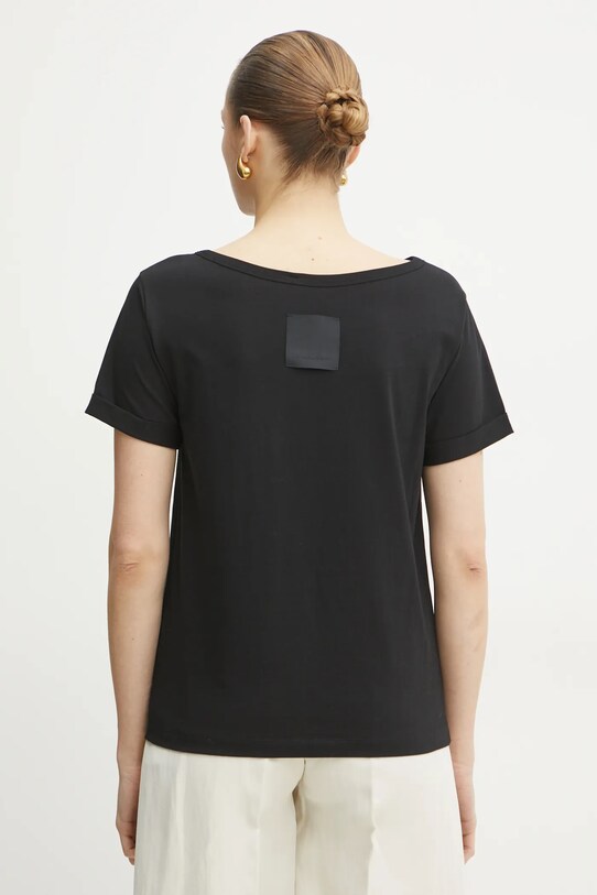 Abbigliamento Liviana Conti t-shirt in cotone F5SW69 nero