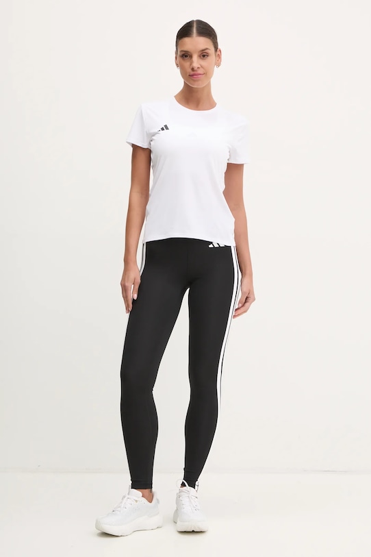 adidas Performance t-shirt do biegania Adizero IN1173 biały SS25