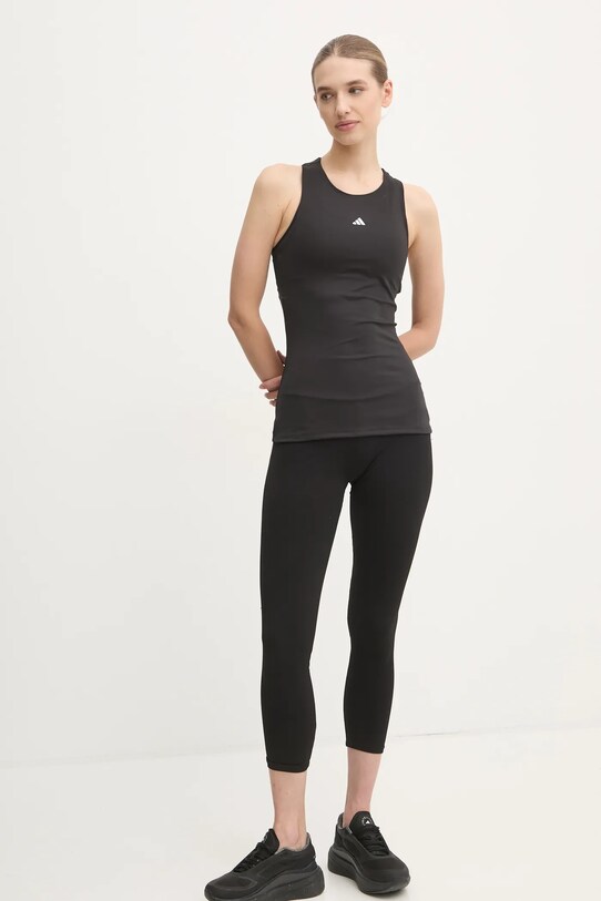 adidas Performance top treningowy Techfit IK7924 czarny SS25