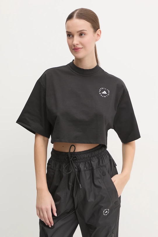 Tričko adidas by Stella McCartney černá JJ0080