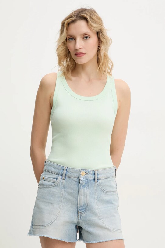 Marc O'Polo top uni verde 5000005982