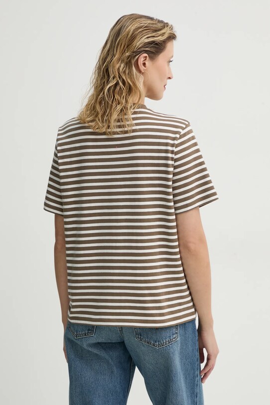 Îmbrăcăminte Marc O'Polo tricou din bumbac 5000005953 alb