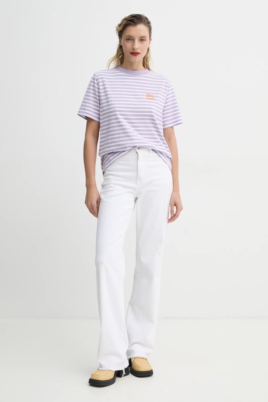 Marc O'Polo tricou din bumbac 5000005953 violet SS25