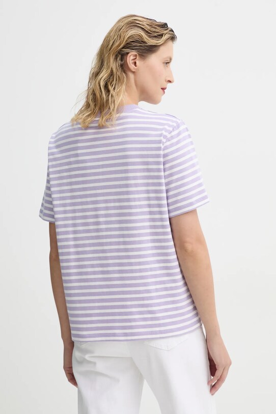 Îmbrăcăminte Marc O'Polo tricou din bumbac 5000005953 violet